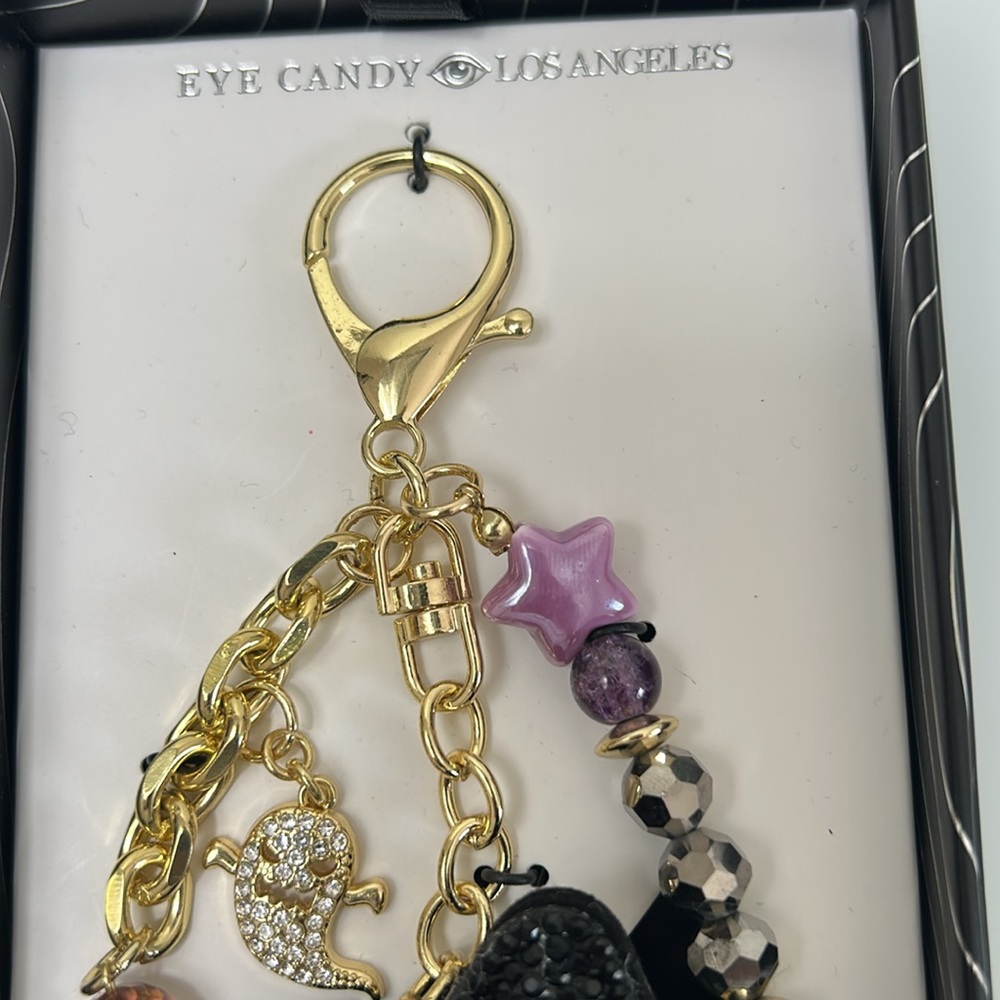 Eye Candy Black Cat Keychain/ Bag Charm New In Box - Picture 6 of 10